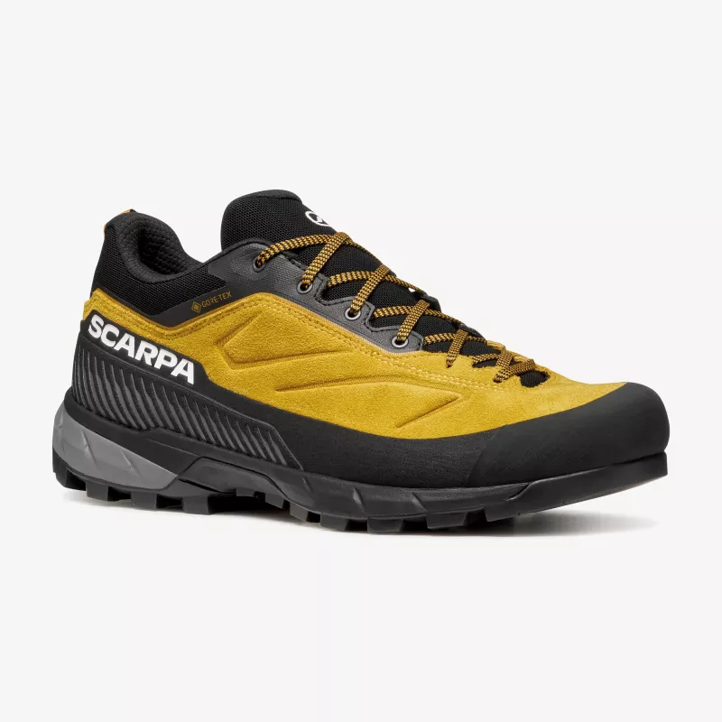 Sapatos de aproximação Scarpa Rapid XT GTX - Sulphur/Caramel, Tamanho 45 EU