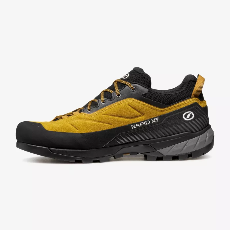Sapatos de aproximação Scarpa Rapid XT GTX - Sulphur/Caramel, Tamanho 45 EU