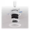 Suporte de encaixe Ubiquiti UACC-G5-Dome-Ultra-FM-W para câmara G5 Dome Ultra, branco