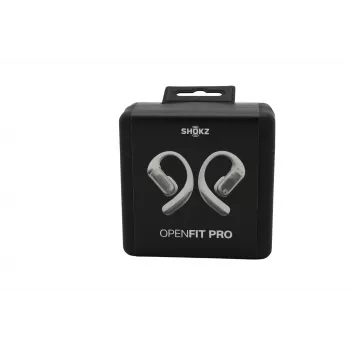 Auscultadores open-ear Shokz OpenFit Pro, branco