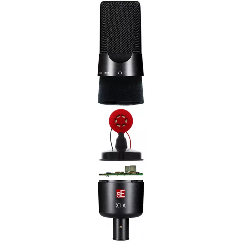 Microfone condensador de estúdio sE Electronics X1 A Black