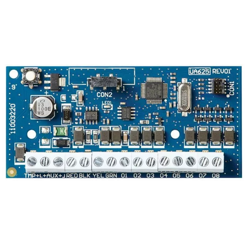 Módulo expansor de 8 saídas DSC HSM2208 NEO com saídas de baixa corrente