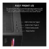 Corsair 2800X RS-R ARGB caixa de PC Micro-ATX, vidro temperado, preto, 3 ventoinhas RS120-R ARGB