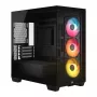 Corsair 2800X RS-R ARGB caixa de PC Micro-ATX, vidro temperado, preto, 3 ventoinhas RS120-R ARGB