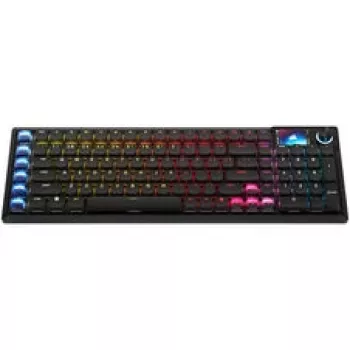 Corsair Vanguard Air 99 Teclado de Gaming Sem Fios, Ótico-Mecânico, Low Profile, Polling 8K, Layout DE - Preto