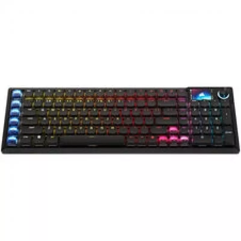 Corsair Vanguard Air 99 Teclado de Gaming Sem Fios, Ótico-Mecânico, Low Profile, Polling 8K, Layout DE - Preto