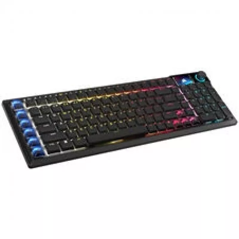 Corsair Vanguard Air 99 Teclado de Gaming Sem Fios, Ótico-Mecânico, Low Profile, Polling 8K, Layout DE - Preto