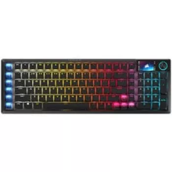 Corsair Vanguard Air 99 Teclado de Gaming Sem Fios, Ótico-Mecânico, Low Profile, Polling 8K, Layout DE - Preto