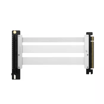 Corsair Cabo Riser PCIe 5.0 Premium, 175 mm, Interface x16 - Branco