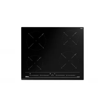 Placa de indução de encastrar Teka IZC 64010 MSS preta 60 cm 4 zonas