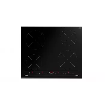 Placa de indução de encastrar Teka IZC 64010 MSS preta 60 cm 4 zonas