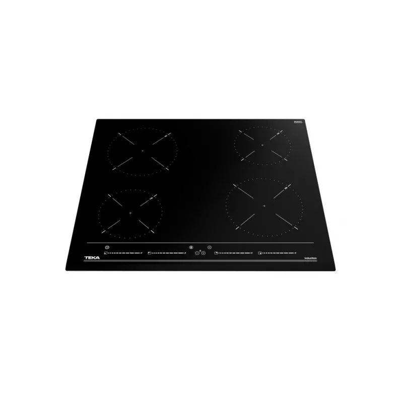 Placa de indução de encastrar Teka IZC 64010 MSS preta 60 cm 4 zonas