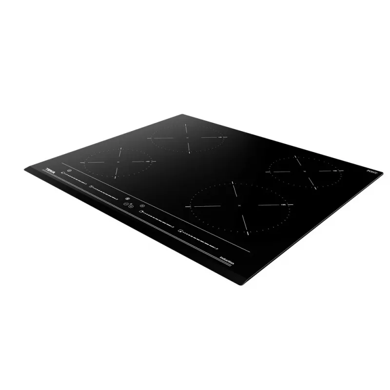 Placa de indução de encastrar Teka IZC 64010 MSS preta 60 cm 4 zonas