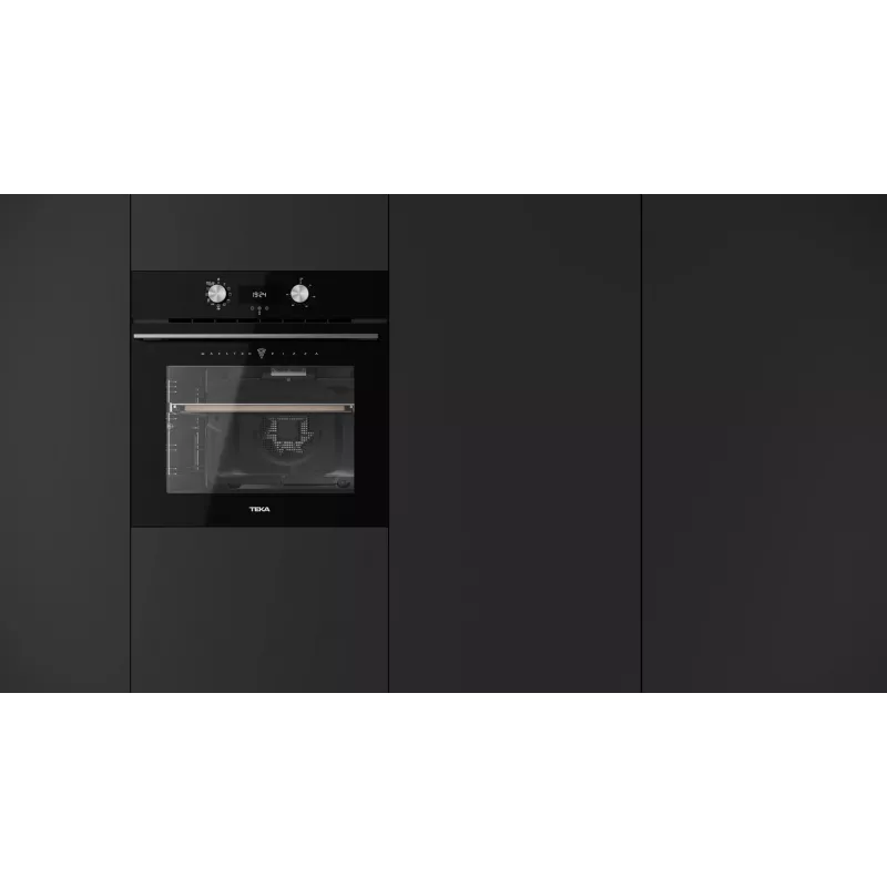Forno multifunções pirolítico de encastrar Teka HLB 8510 P 70 L preto