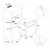 Forno multifunções de encastrar TEKA NEO HSB 6250 P FBK 2099 70L pirolítico A+