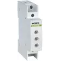 Luz de sinalização NOARK Ex9PD3e, 230/400V AC/DC, 3 x LED vermelho, calha DIN