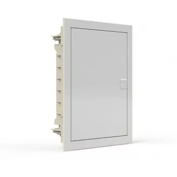 Caixa de plástico encastrar Noark PMF 12 com porta metálica, IP40, 1 fila, 12 módulos