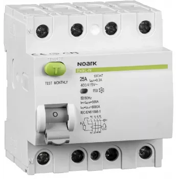Interruptor diferencial NOARK Ex9L-N 4P 40A 30mA RCCB tipo AC 6kA