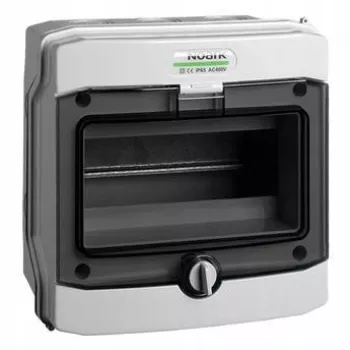 Caixa de superfície NOARK PHS 6T IP65 1x6 módulos cinzento
