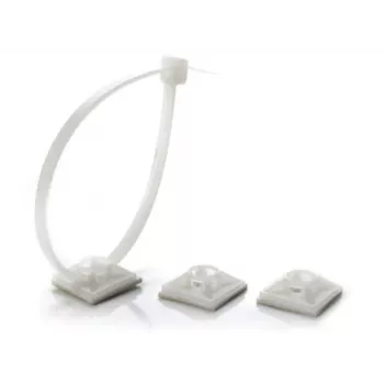 Suporte de abraçadeira autoadesivo TRYTYT HW-3AC branco (100 unid.)