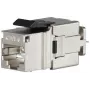 Módulo Keystone RJ45 Cat.6 STP FTP Solarix sem ferramentas prateado