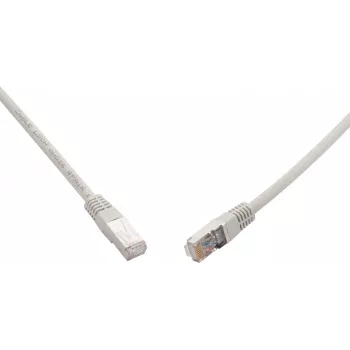 Cabo de rede Ethernet S/FTP Cat.6A SOLARIX 0,5m cinzento