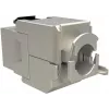 Tomada Keystone RJ45 Cat.6A STP Solarix sem ferramentas SXKJ-10G-STP-RAL-SA