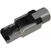 Conector RJ45 Industrial Cat.6A STP Solarix sem ferramentas, 1 unid., preto/prateado