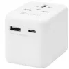 Adaptador de viagem Tactical PTP 12W branco