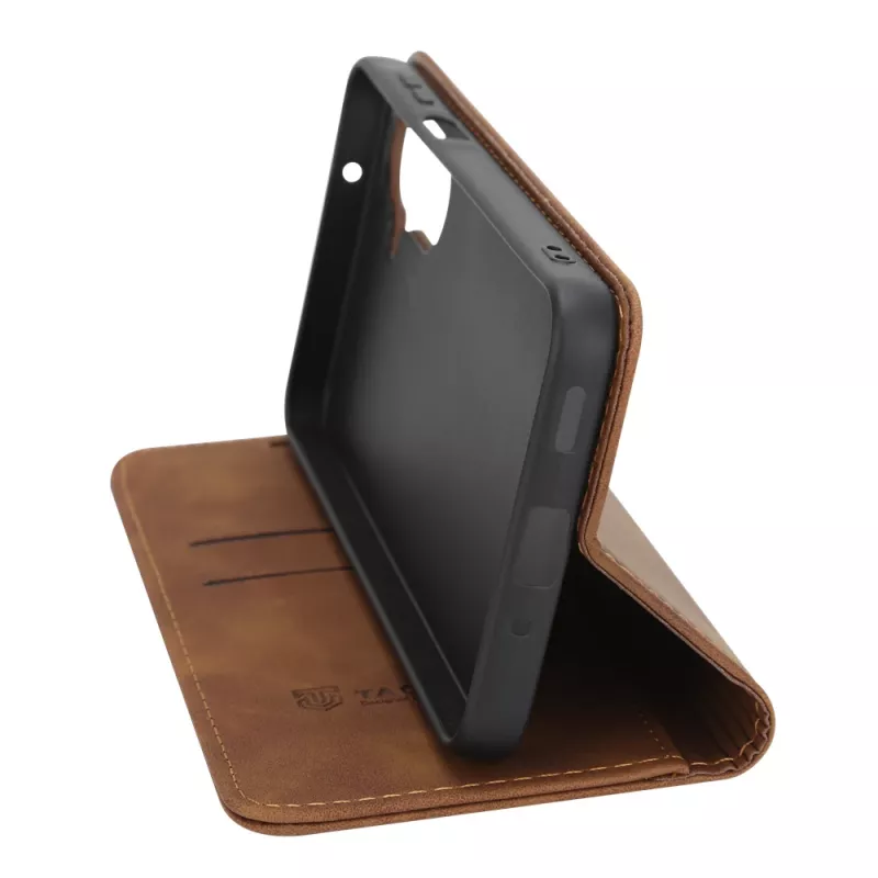 Capa tipo livro Xproof Tactical para Galaxy A27 5G castanho lama