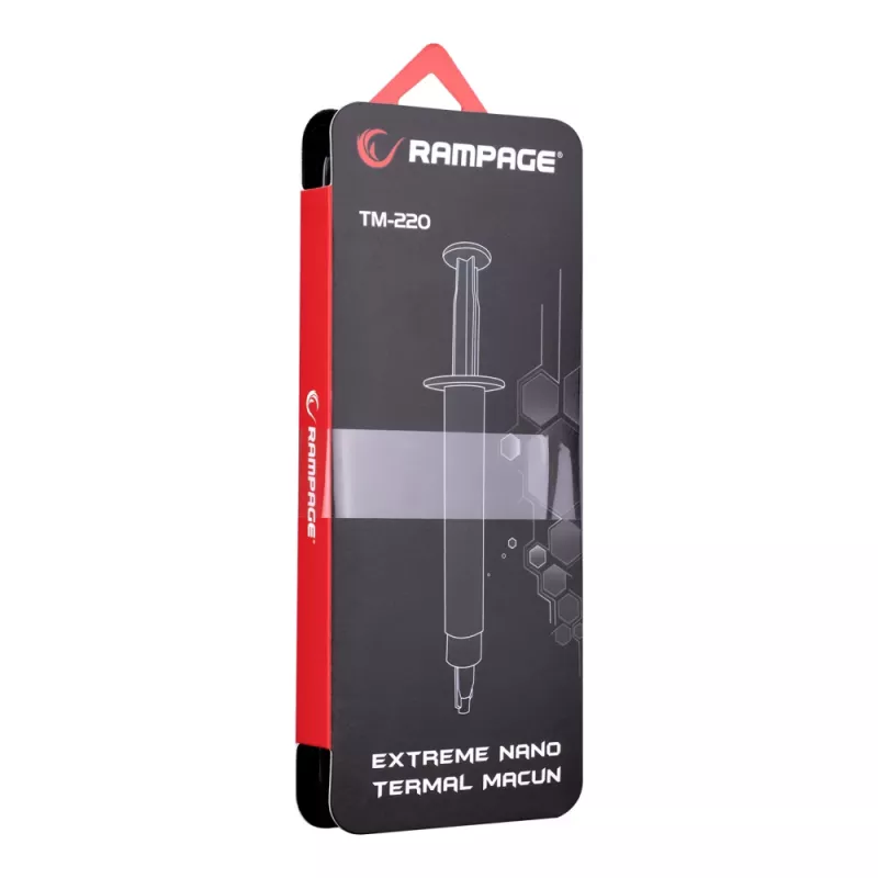 Pasta térmica Rampage TM-220 2g para CPU 11W/m.K, espátula + IPA