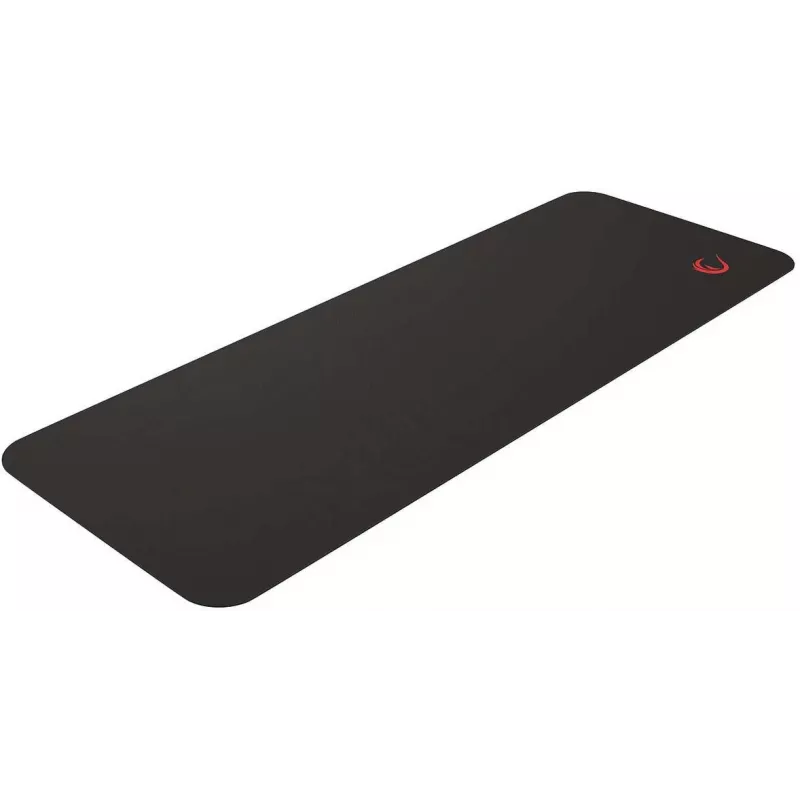 Tapete de secretária gaming Rampage Pulsar XL 30x80cm, tapete de teclado e rato, preto, bordas costuradas