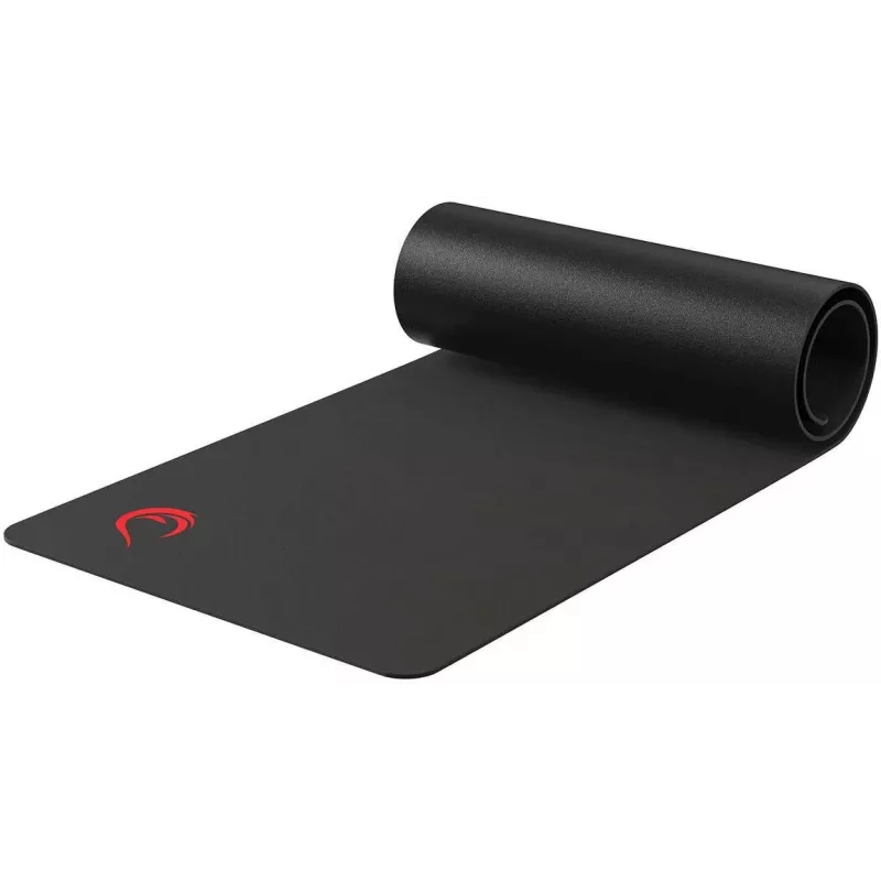Tapete de secretária gaming Rampage Pulsar XL 30x80cm, tapete de teclado e rato, preto, bordas costuradas