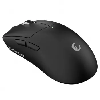 Rato gaming ótico sem fios Rampage Blitz Ultimate 30000 DPI PAW3950 Tri-Mode 8K preto