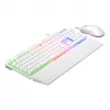 Conjunto de teclado e rato com fios Rampage Fortuna branco