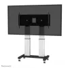 Suporte de chão móvel motorizado NEOMOUNTS NEWSTAR para ecrãs de 70-120 polegadas, VESA 300x200 a 1200x600, prateado