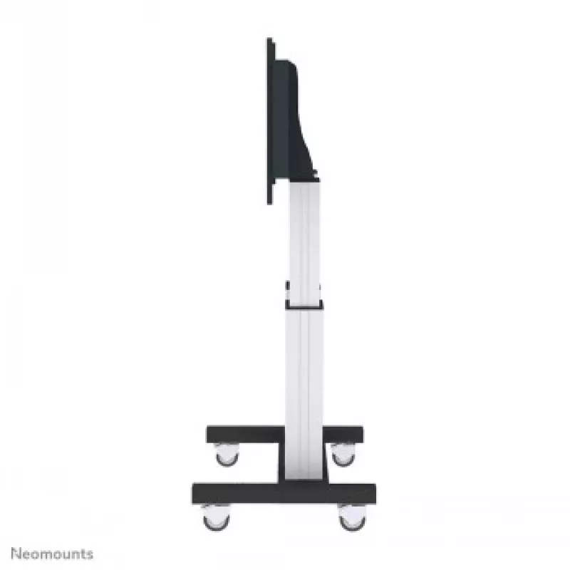 Suporte de chão móvel motorizado NEOMOUNTS NEWSTAR para ecrãs de 70-120 polegadas, VESA 300x200 a 1200x600, prateado