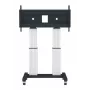 Suporte de chão móvel motorizado NEOMOUNTS NEWSTAR para ecrãs de 70-120 polegadas, VESA 300x200 a 1200x600, prateado