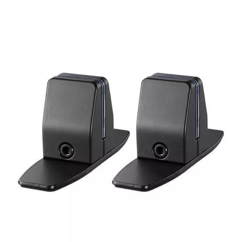 Suporte de secretária Neomounts para caixa de tablet série NS-GLSPROTECTXXX - conjunto de 2, preto