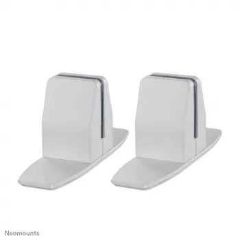 Suporte de secretária Neomounts para películas protetoras de vidro série NS-GLSPROTECT - conjunto de 2 peças - branco