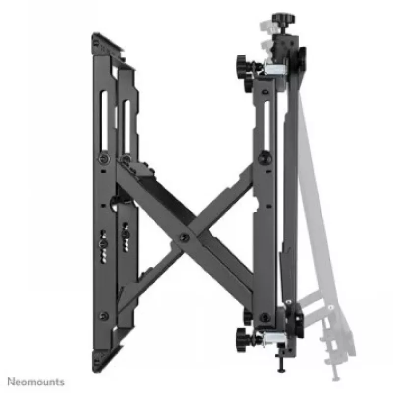 Suporte de parede NEOMOUNTS BY NEWSTAR para parede de vídeo (extensível, com fecho, horizontal e vertical, pé de apoio)