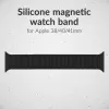 Pulseira de silicone Mobilize - Magnética - para Apple 38/40/41mm - preto