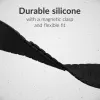 Pulseira de silicone Mobilize - Magnética - para Apple 42/44/45/49mm - preto