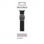 Pulseira de silicone Mobilize - Magnética - para Apple 42/44/45/49mm - preto