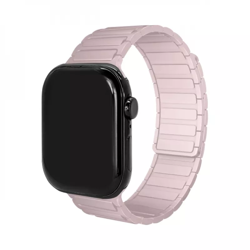 Pulseira de silicone Mobilize - Magnética - para Apple 38/40/41mm - rosa