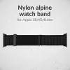 Mobilize Bracelete de Nylon para Relógio - Alpine - Conector Preto - para Apple 38/40/41mm - Preto