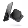 ZENS Carregador Magnético de Mesa de Cabeceira - Suporte de Carregamento Sem Fios 20W para iPhone e AirPods (Preto)