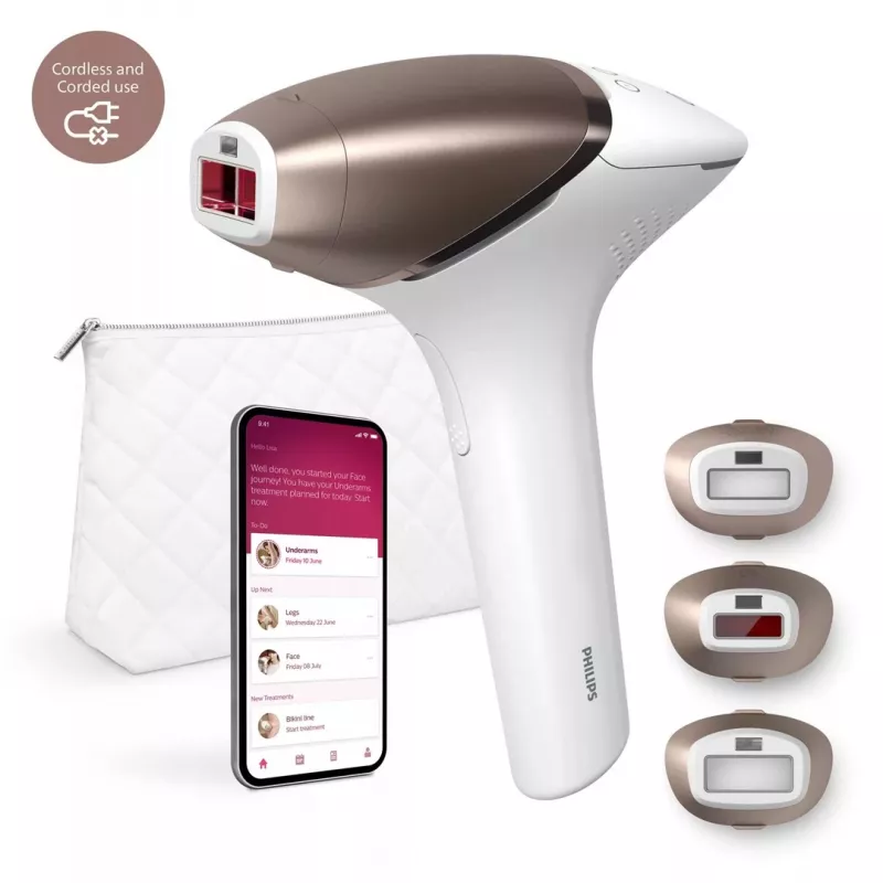 Philips Lumea IPL Série 9000 Aparelho de Depilação com Tecnologia SenseIQ BRI955/00