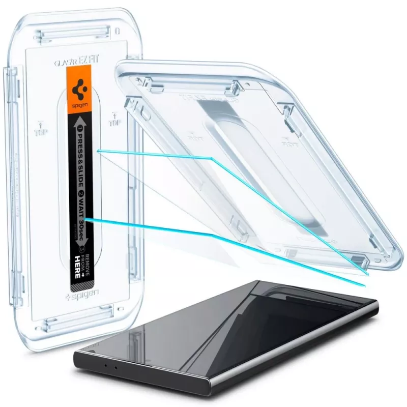 Spigen Glas.tR EZ Fit Película de Vidro Temperado para Samsung Galaxy S24 Ultra - pack de 2