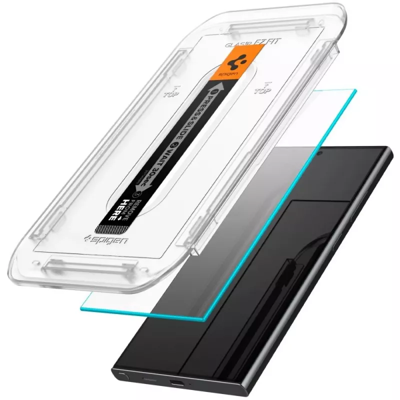 Spigen Glas.tR EZ Fit Película de Vidro Temperado para Samsung Galaxy S24 Ultra - pack de 2
